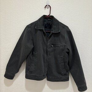 Cropped Zip Workwear Jacket